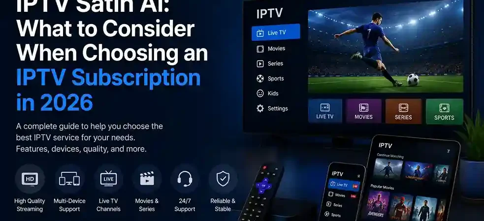 IPTV Satın Al: 2026’da Kolay IPTV Aboneliği Seçme Rehberi
